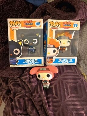Funko Naruto x Hello Kitty Collectible Figure Bundle